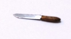 画像1: ぺティナイフ（木の柄）