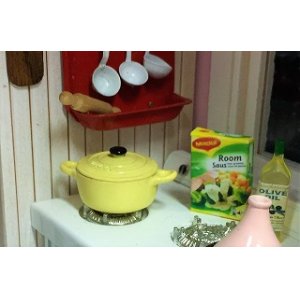 画像: Discontinue・制作終了：西洋鍋（淡黄色丸）