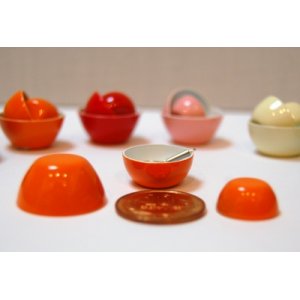 画像: Discontinue・制作終了：まんまるボール３個組み(オレンジ）