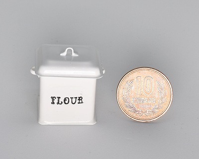 画像: FLOUR缶（白）Lサイズ超ロング丈