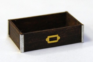 画像1: Discontinue・制作販売終了：木製ツールボックス（ダークB）