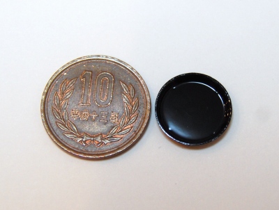 画像: プラスチック黒（丸皿） (pu-127)