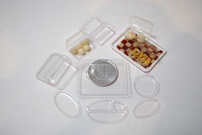 画像: プラスチック透明（浅角皿） (pu-121)