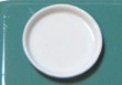 画像1: プラスチック白丸皿(pu-104)